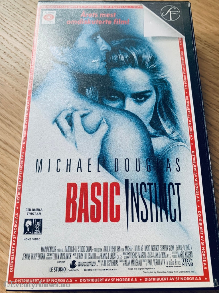 Basic Instinct. 1991. Vhs. Vhs
