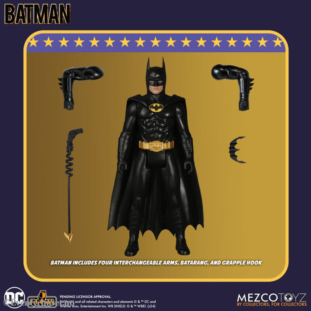 Batman (1989) 5 Points Action Figures 9 cm Assortment (24) Toys