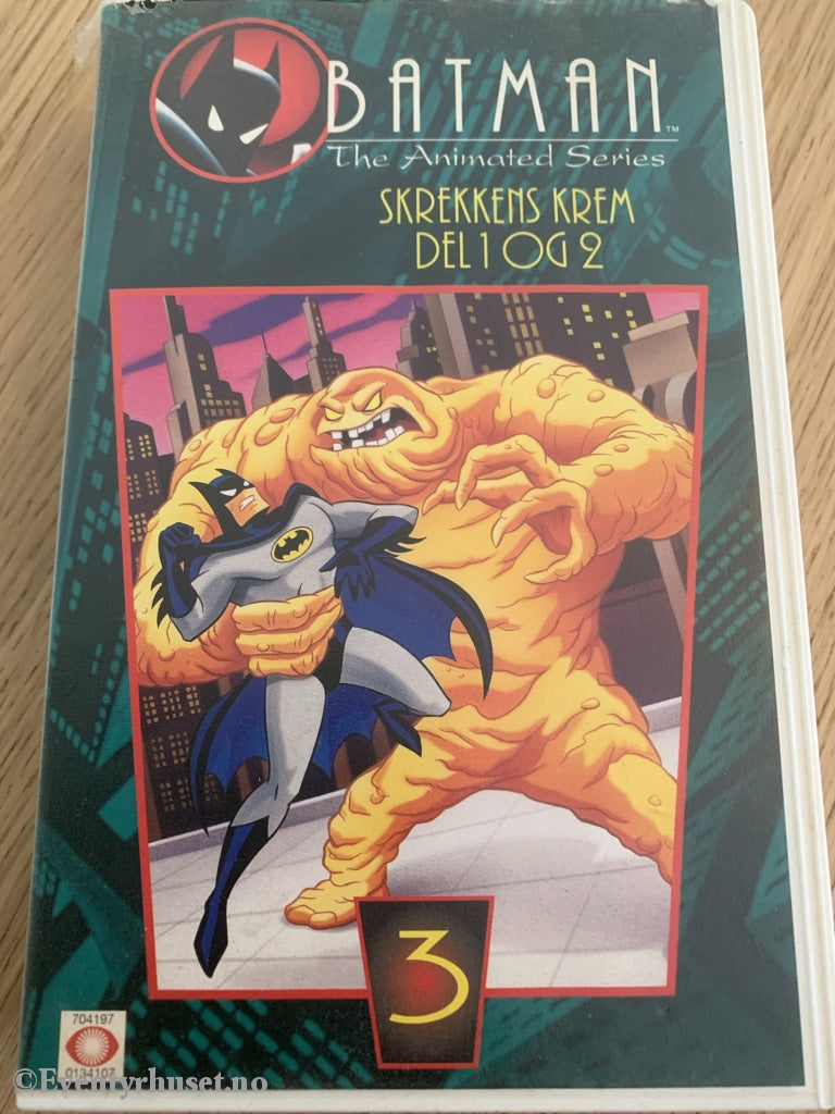 Batman Animated 3. Skrekkens Krem Del 1 & 2. 1993. Vhs. Vhs