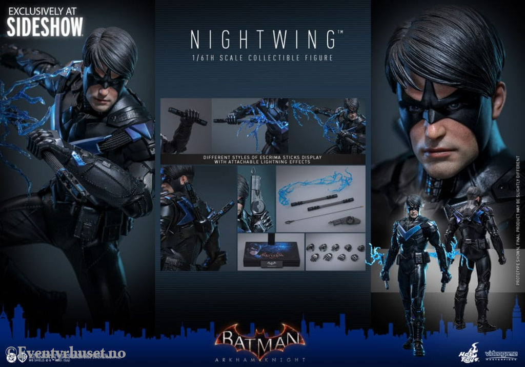 Batman Arkham Knight Videogame Masterpiece Action Figure 1/6 Nightwing 30 cm Toys