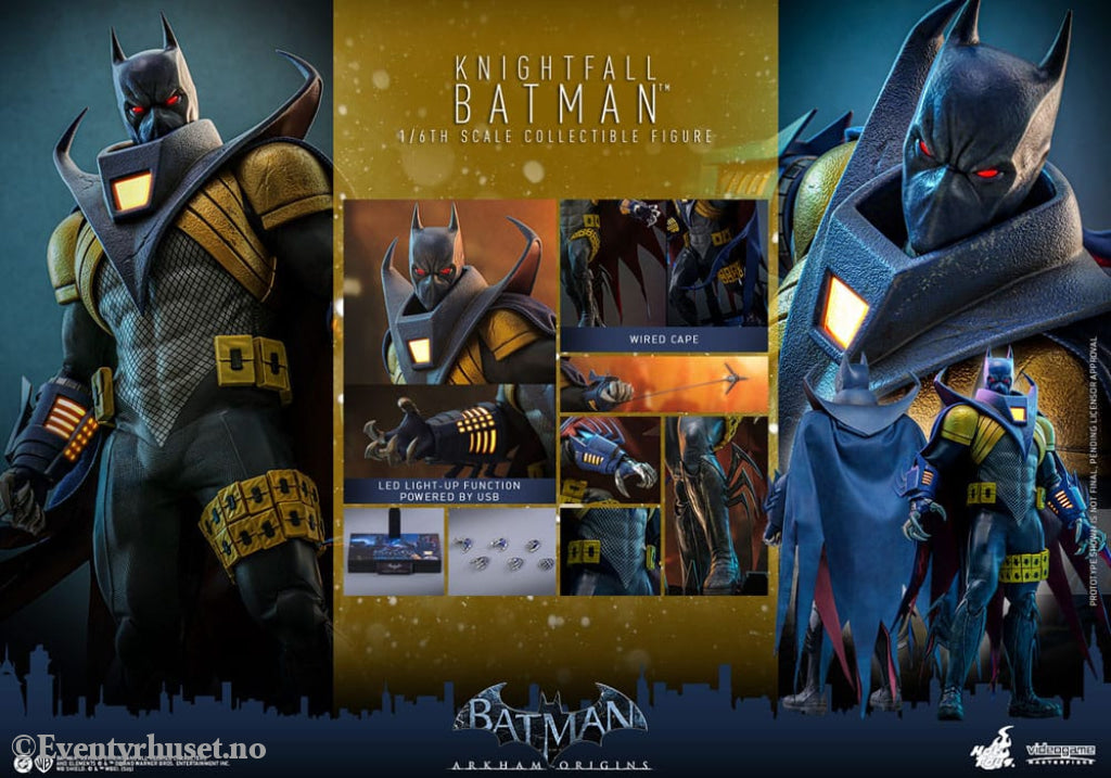 Batman: Arkham Origins Videogame Masterpiece Action Figure 1/6 Knightfall Batman 32 cm Toys