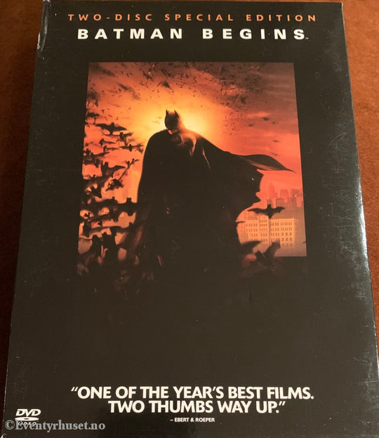 Batman Begins. 2005. Dvd Slipcase. 2 Disc Spesialutgave.