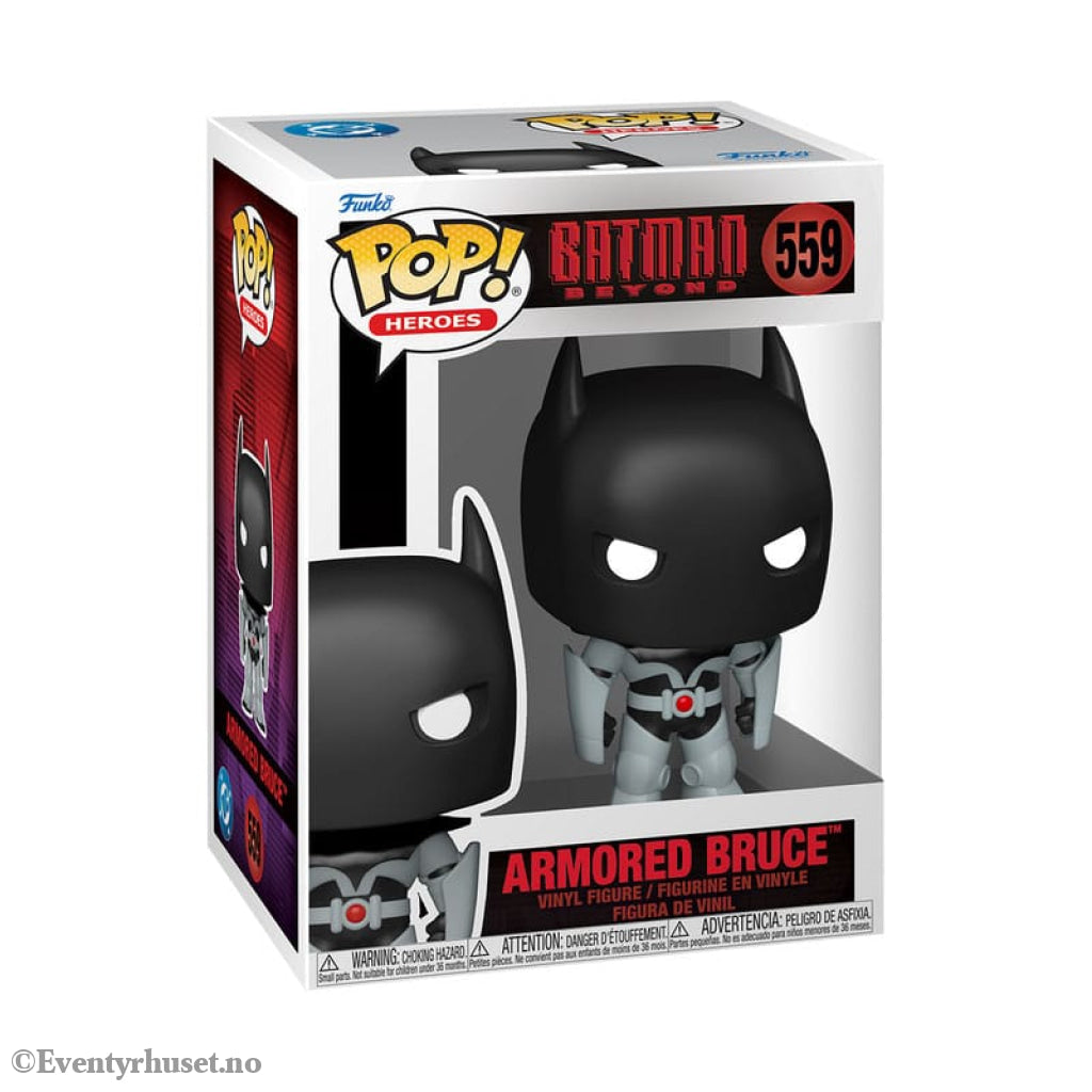 Batman Beyond POP! Heroes Vinyl Armored Bruce 9 cm. Mint In Sealed Box (MISB)! Actionfigur