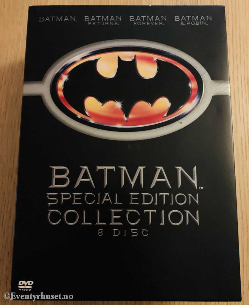 Batman - Special Edition Collection. Dvd Samleboks På 8 Disker Ny I Plast!