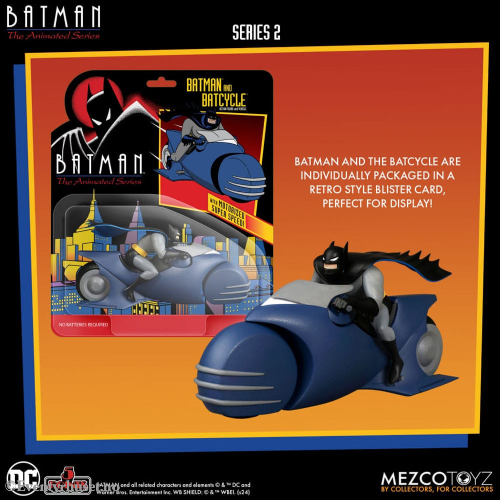 Batman the Animated Series 2 5 Points Action Figure Batman & Batcycle 10 cm Toys