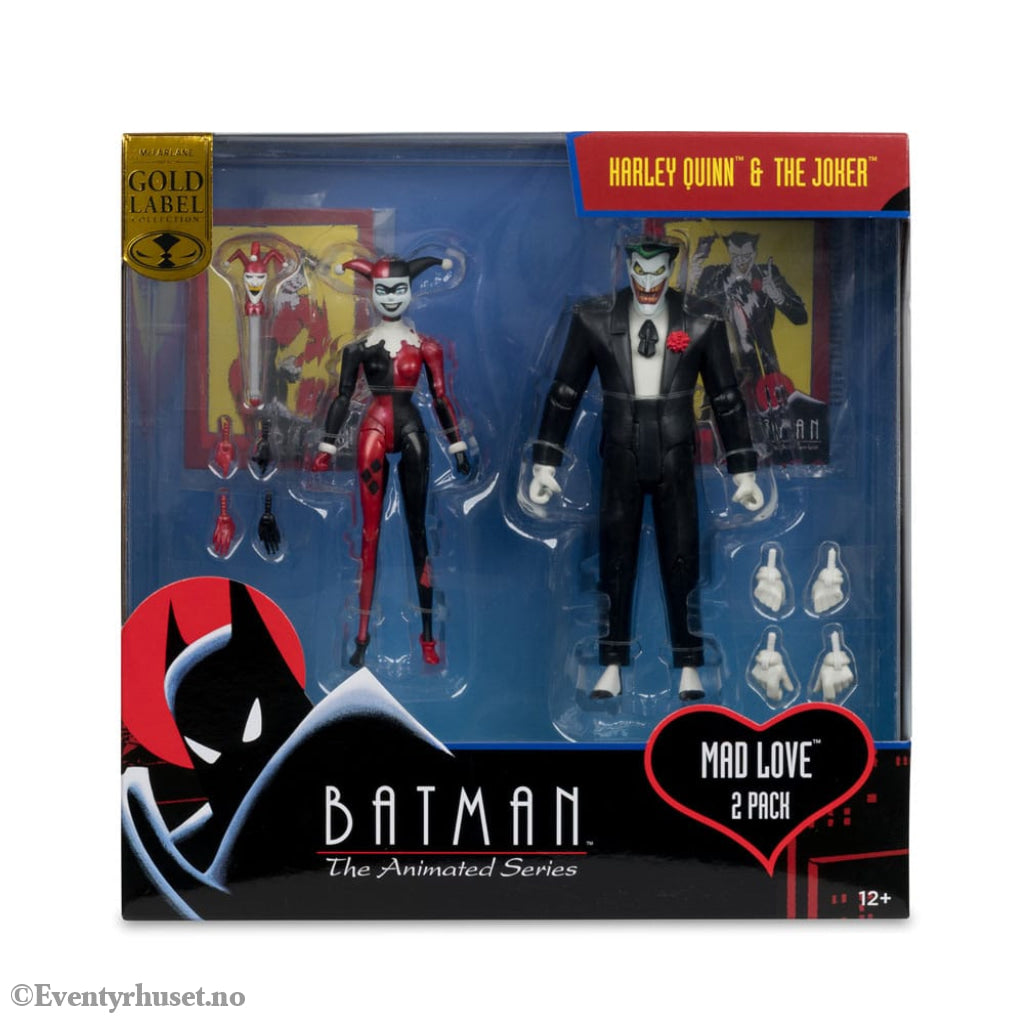 Batman: The Animated Series DC Direct Action Figures Harley Quinn & The Joker (Mad Love) (Gold Label) 18 cm Toys