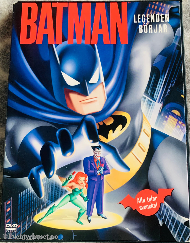 Batman - The Animated Series. Legenden Betynner. Dvd Snapcase. Svensk Utgave.