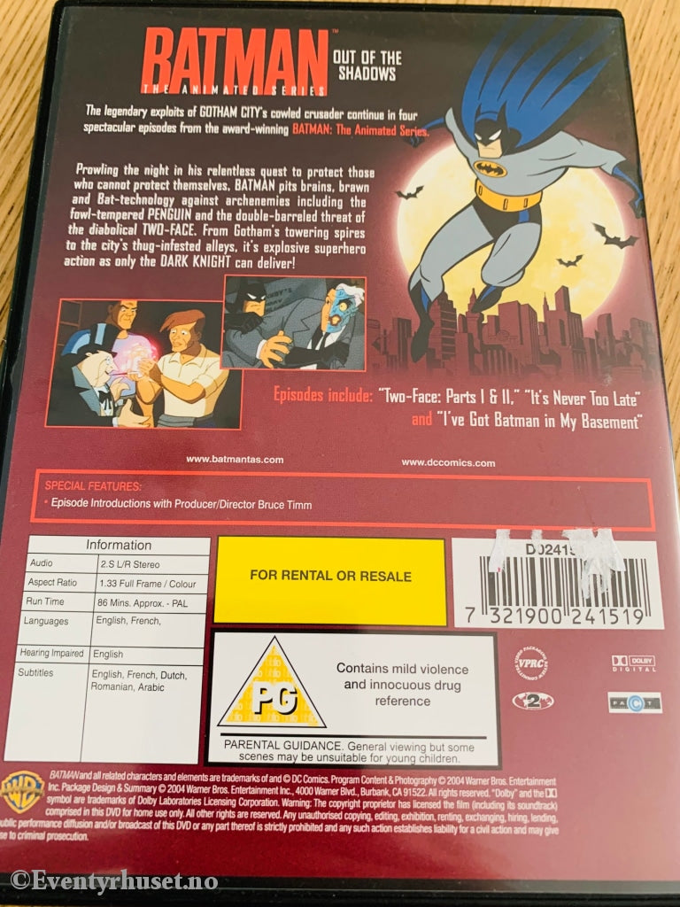 Batman - The Animated Series. Out Of Shadows. Dvd. Dvd
