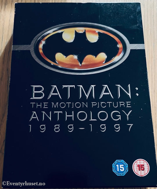 Batman The Motion Picture Anthology. 1989-1997. Dvd Samleboks.