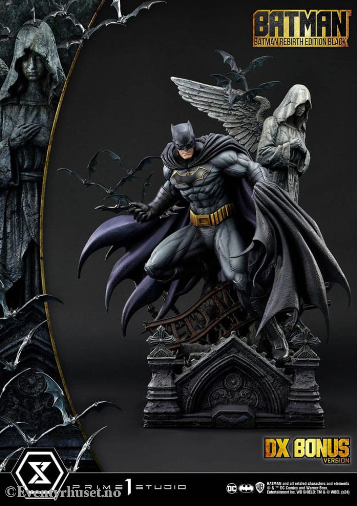Batman Ultimate Premium Masterline Series Statue 1/4 Batman Rebirth Edition Black Deluxe Bonus Version 71 cm