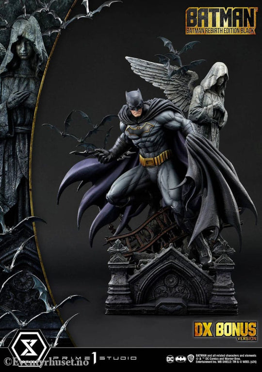 Batman Ultimate Premium Masterline Series Statue 1/4 Batman Rebirth Edition Black Deluxe Bonus Version 71 cm
