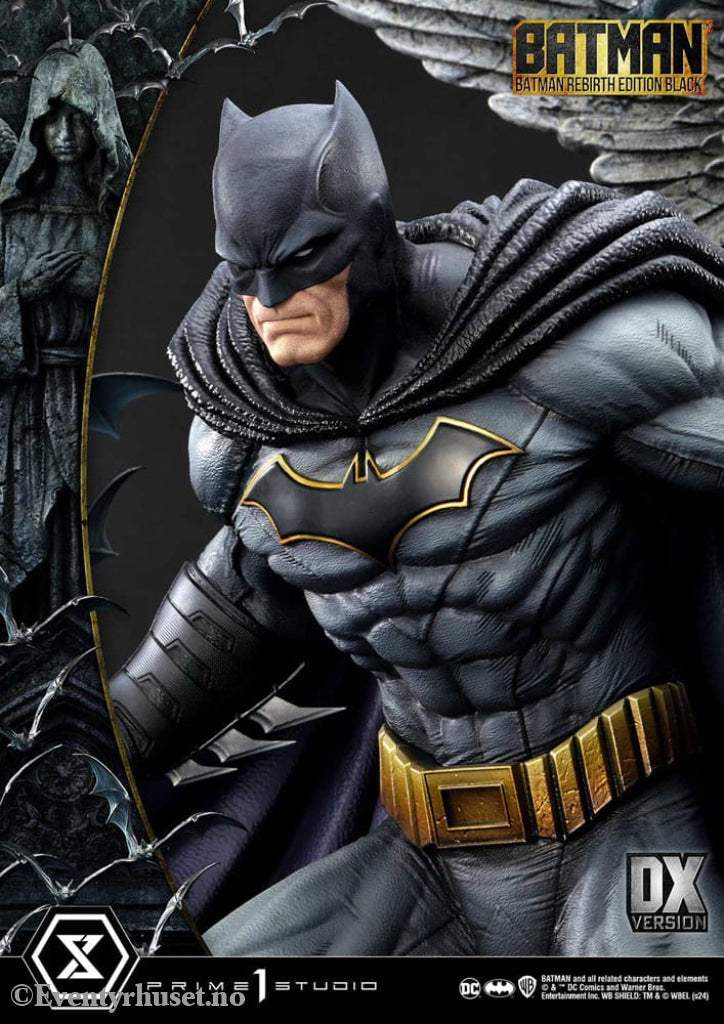 Batman Ultimate Premium Masterline Series Statue 1/4 Batman Rebirth Edition Black Deluxe Bonus Version 71 cm