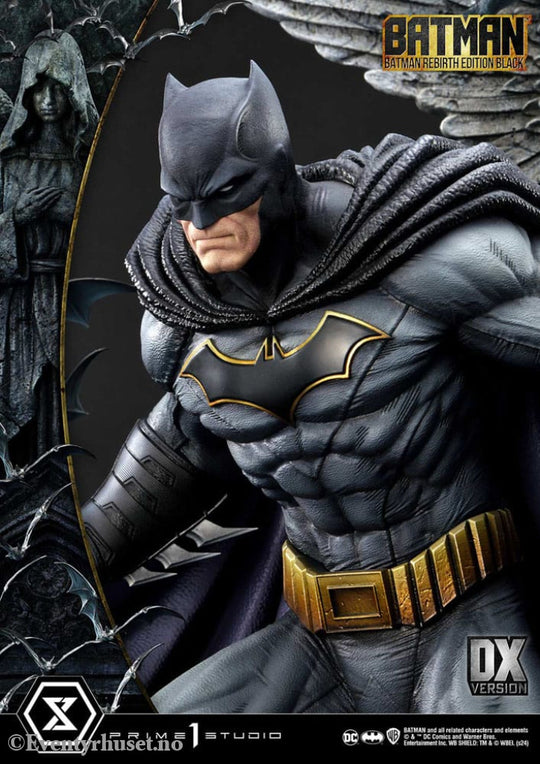Batman Ultimate Premium Masterline Series Statue 1/4 Batman Rebirth Edition Black Deluxe Bonus Version 71 cm
