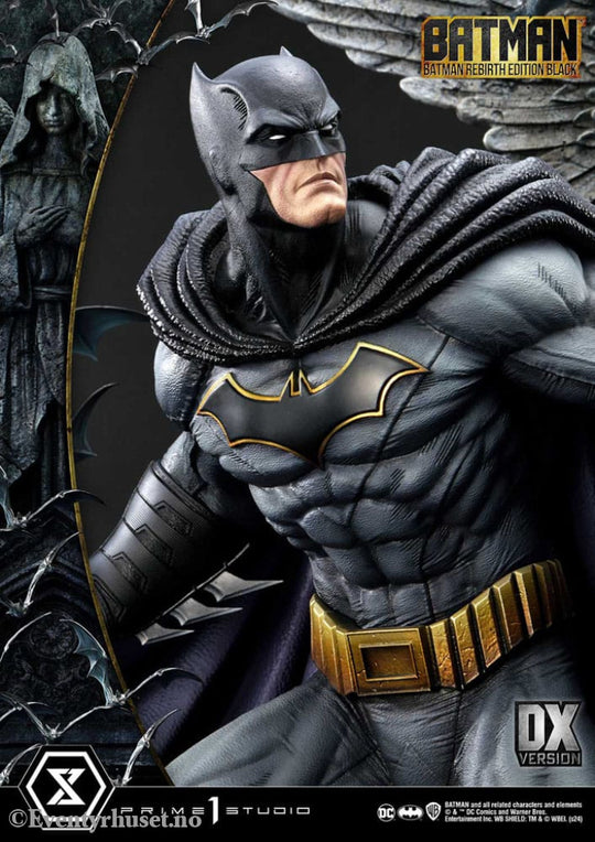 Batman Ultimate Premium Masterline Series Statue 1/4 Batman Rebirth Edition Black Deluxe Bonus Version 71 cm