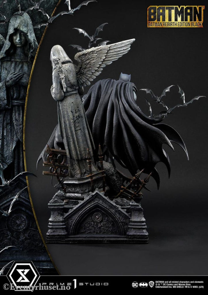Batman Ultimate Premium Masterline Series Statue 1/4 Batman Rebirth Edition Black Deluxe Bonus Version 71 cm