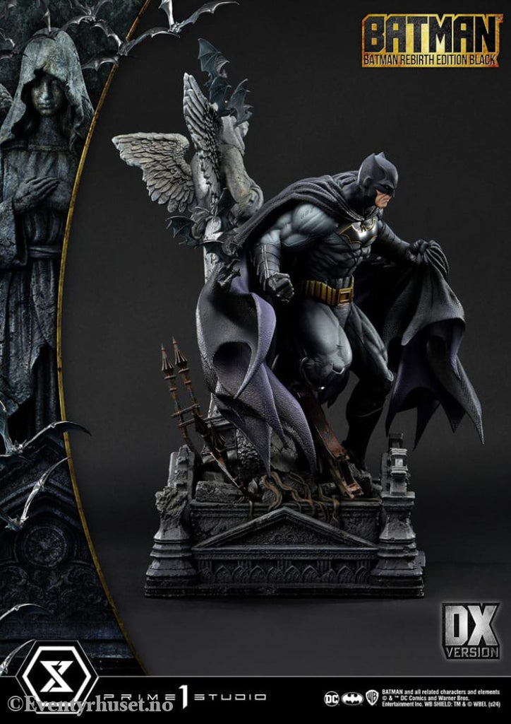 Batman Ultimate Premium Masterline Series Statue 1/4 Batman Rebirth Edition Black Deluxe Bonus Version 71 cm