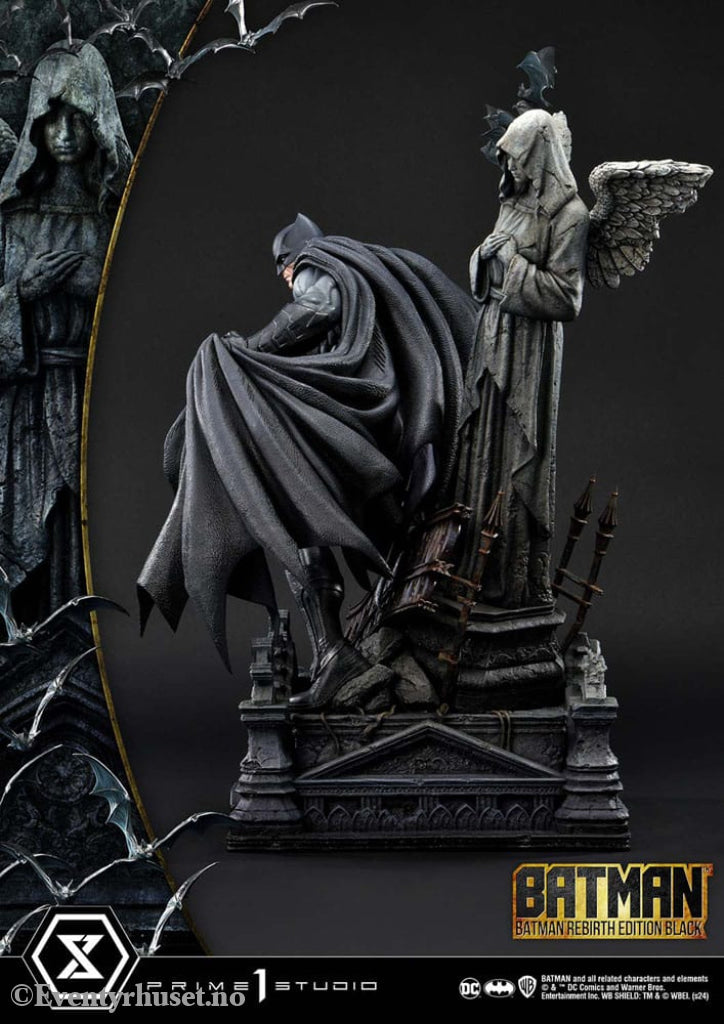 Batman Ultimate Premium Masterline Series Statue 1/4 Batman Rebirth Edition Black Deluxe Bonus Version 71 cm