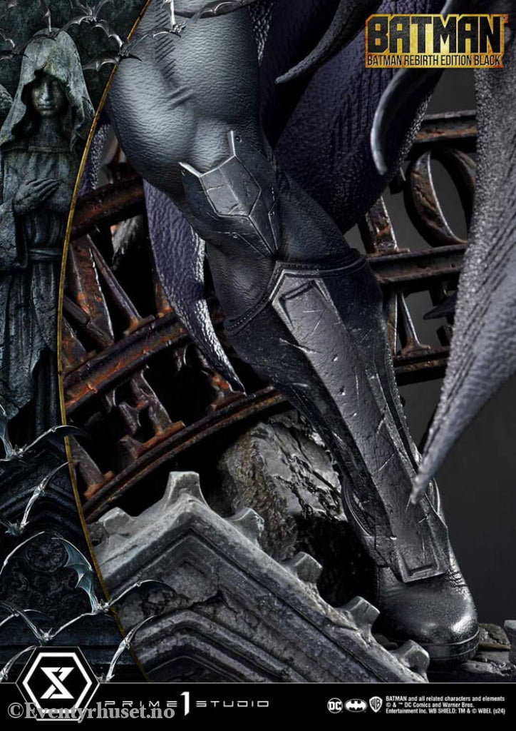 Batman Ultimate Premium Masterline Series Statue 1/4 Batman Rebirth Edition Black Deluxe Bonus Version 71 cm