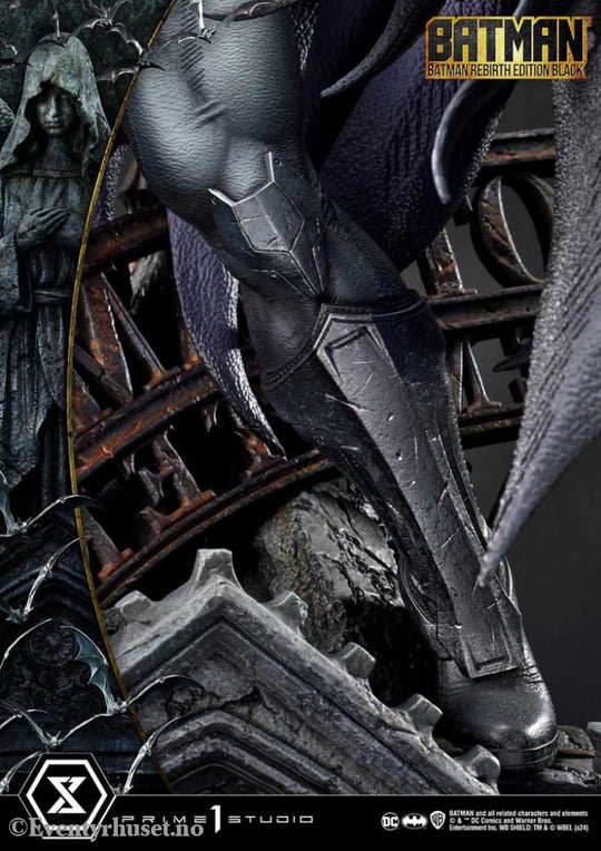 Batman Ultimate Premium Masterline Series Statue 1/4 Batman Rebirth Edition Black Deluxe Bonus Version 71 cm