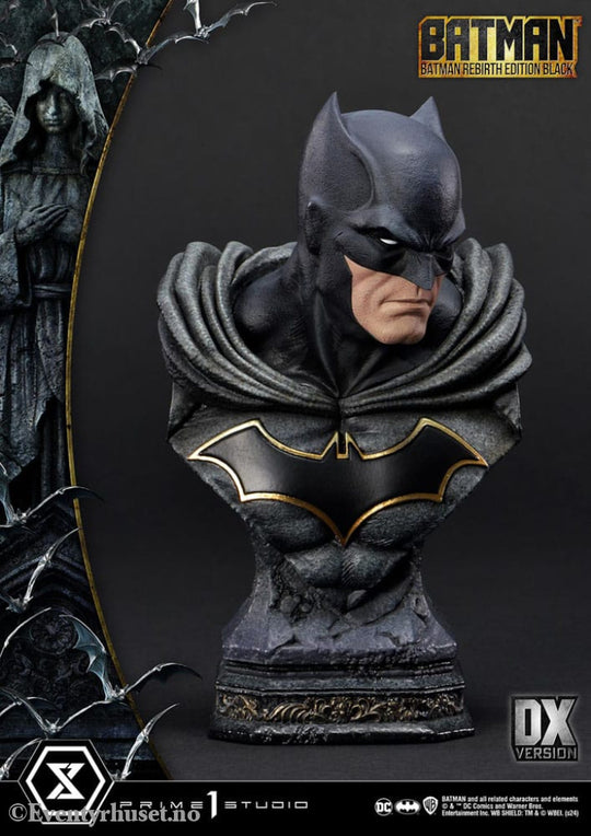 Batman Ultimate Premium Masterline Series Statue 1/4 Batman Rebirth Edition Black Deluxe Bonus Version 71 cm