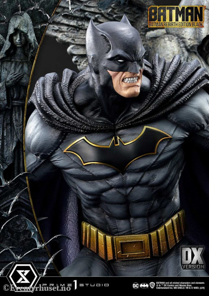 Batman Ultimate Premium Masterline Series Statue 1/4 Batman Rebirth Edition Black Deluxe Bonus Version 71 cm