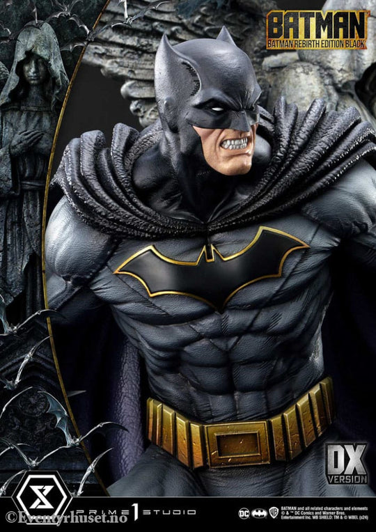 Batman Ultimate Premium Masterline Series Statue 1/4 Batman Rebirth Edition Black Deluxe Bonus Version 71 cm