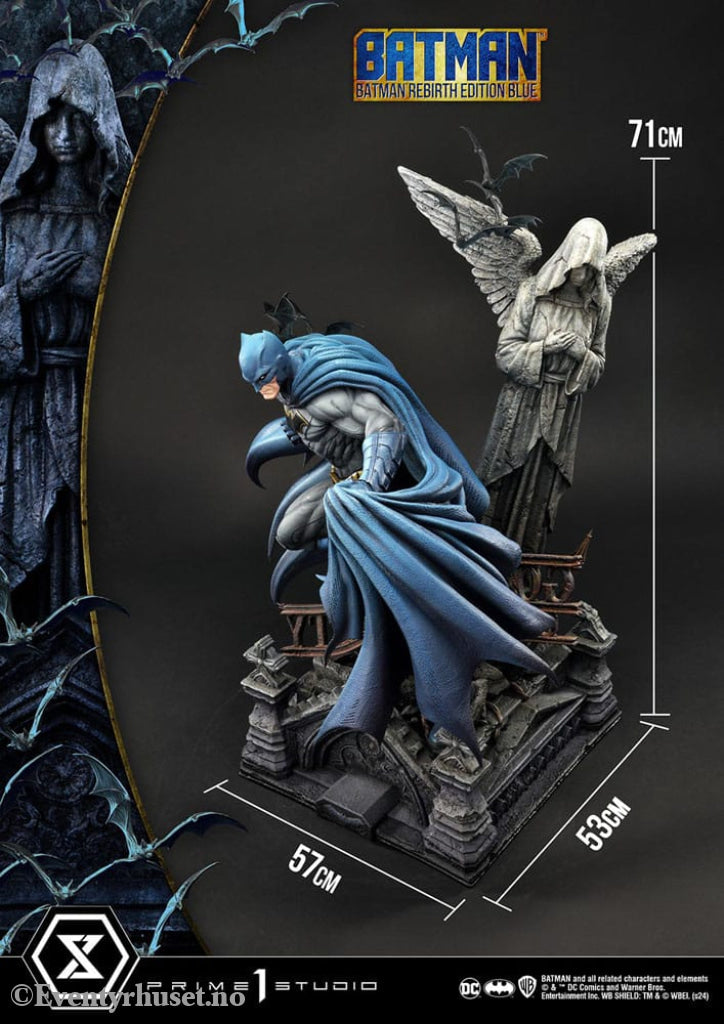 Batman Ultimate Premium Masterline Series Statue 1/4 Batman Rebirth Edition Blue 71 cm Collectibles