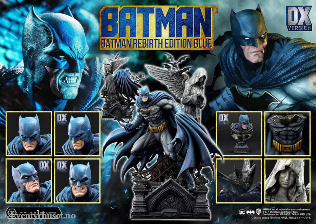 Batman Ultimate Premium Masterline Series Statue 1/4 Batman Rebirth Edition Blue Deluxe Bonus Version 71 cm Collectibles