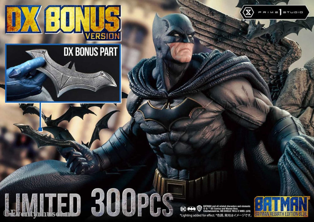 Batman Ultimate Premium Masterline Series Statue 1/4 Batman Rebirth Edition Blue Deluxe Bonus Version 71 cm Collectibles