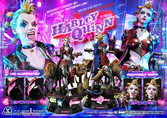 Batman Ultimate Premium Masterline Series Statue Cyberpunk Harley Quinn 60 cm Collectibles