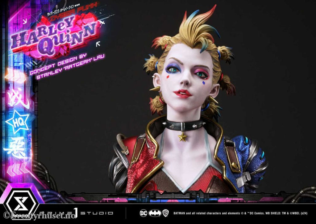 Batman Ultimate Premium Masterline Series Statue Cyberpunk Harley Quinn 60 cm Collectibles