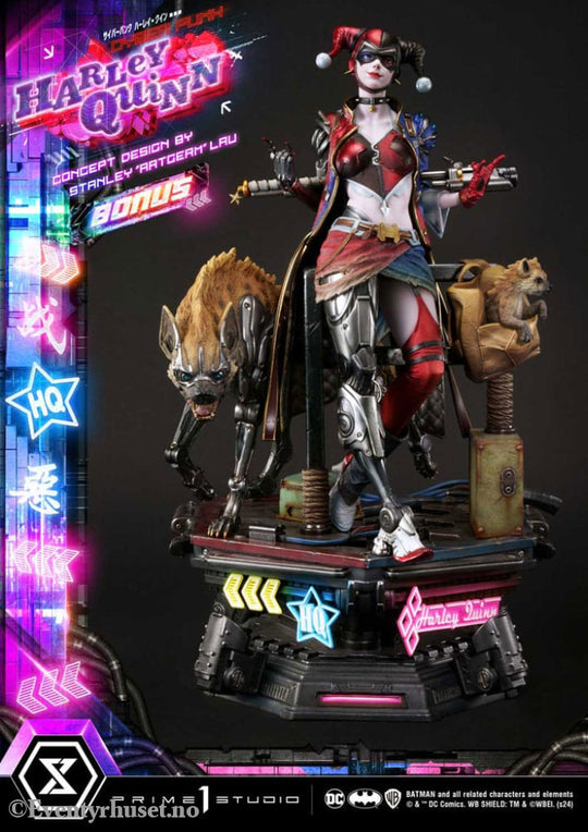 Batman Ultimate Premium Masterline Series Statue Cyberpunk Harley Quinn Deluxe Bonus Version 60 cm Collectibles