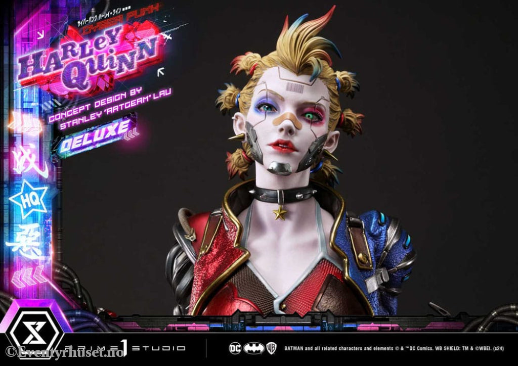 Batman Ultimate Premium Masterline Series Statue Cyberpunk Harley Quinn Deluxe Bonus Version 60 cm Collectibles