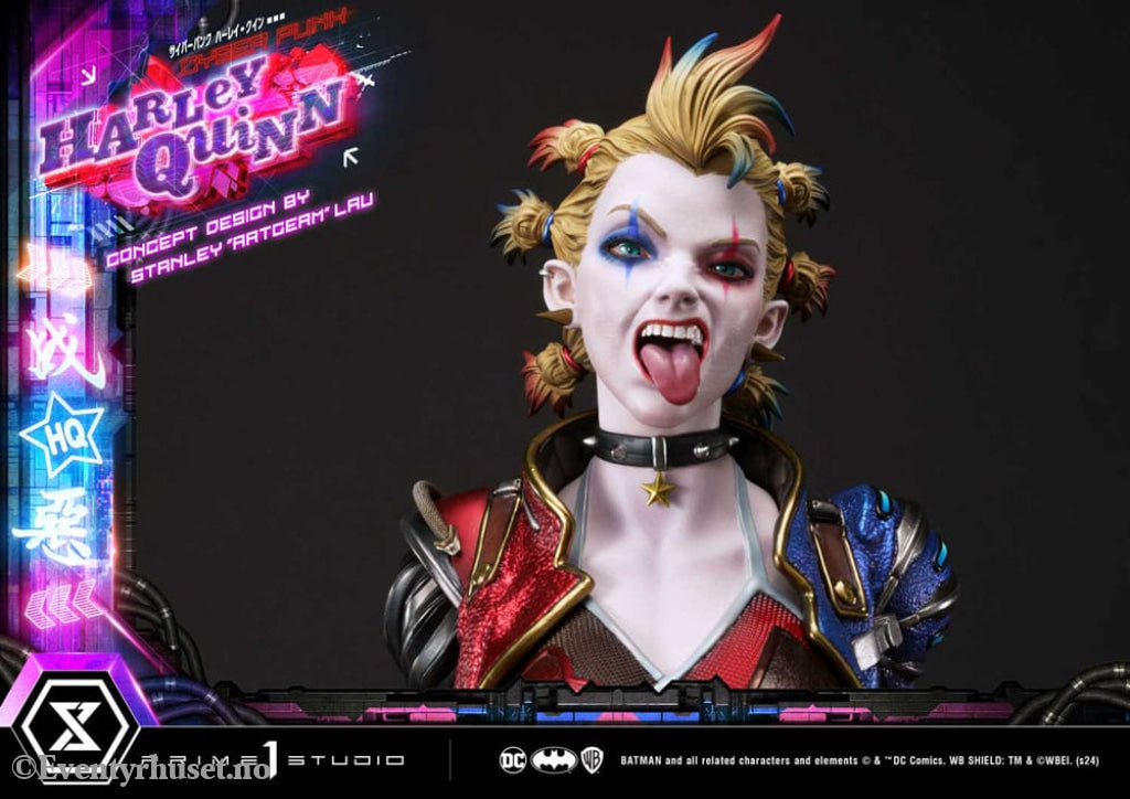 Batman Ultimate Premium Masterline Series Statue Cyberpunk Harley Quinn Deluxe Bonus Version 60 cm Collectibles