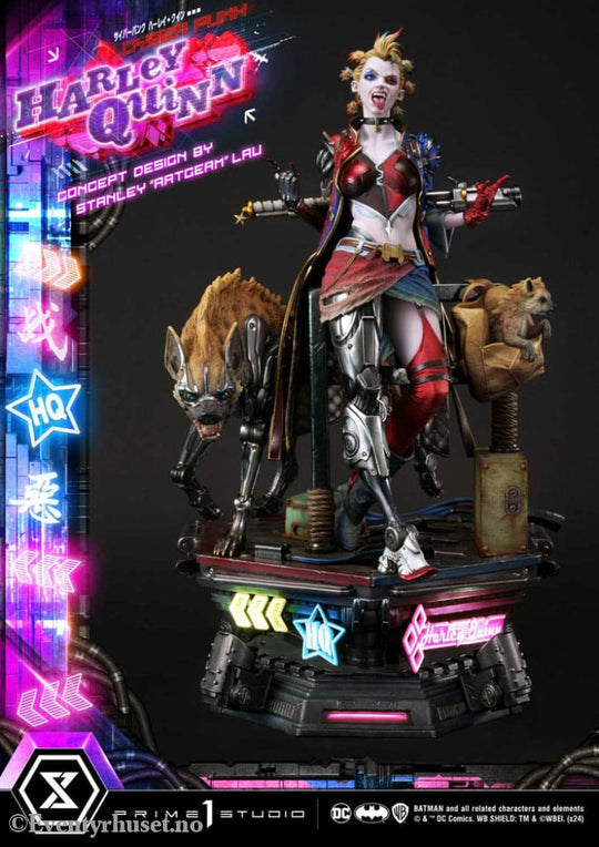 Batman Ultimate Premium Masterline Series Statue Cyberpunk Harley Quinn Deluxe Bonus Version 60 cm Collectibles