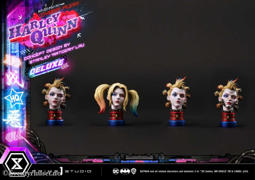 Batman Ultimate Premium Masterline Series Statue Cyberpunk Harley Quinn Deluxe Bonus Version 60 cm Collectibles