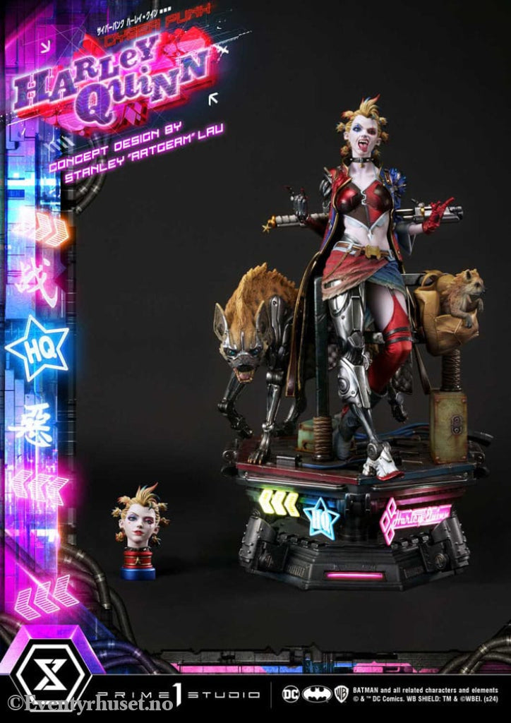 Batman Ultimate Premium Masterline Series Statue Cyberpunk Harley Quinn Deluxe Bonus Version 60 cm Collectibles