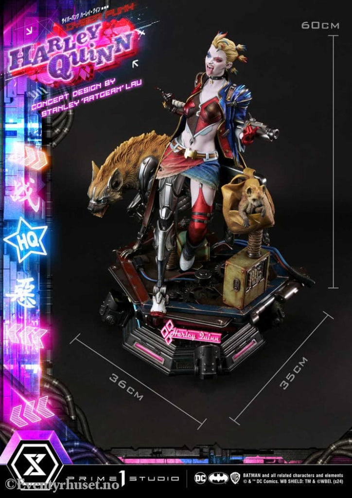 Batman Ultimate Premium Masterline Series Statue Cyberpunk Harley Quinn Deluxe Bonus Version 60 cm Collectibles