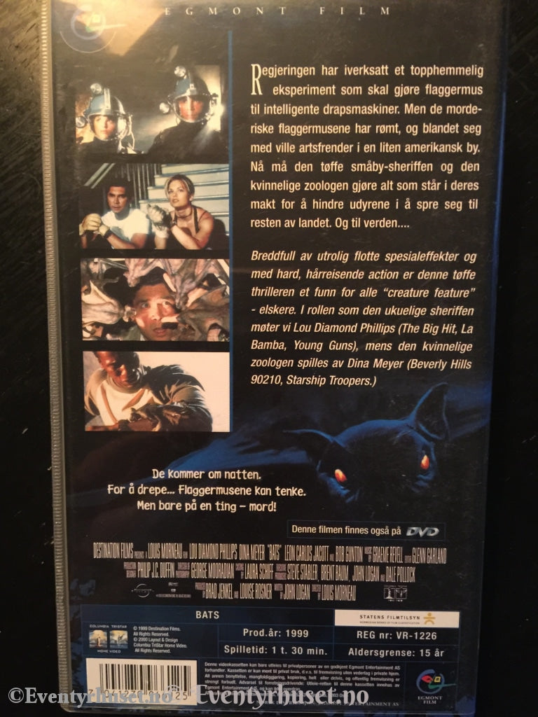 Bats. 1999. Vhs. Vhs