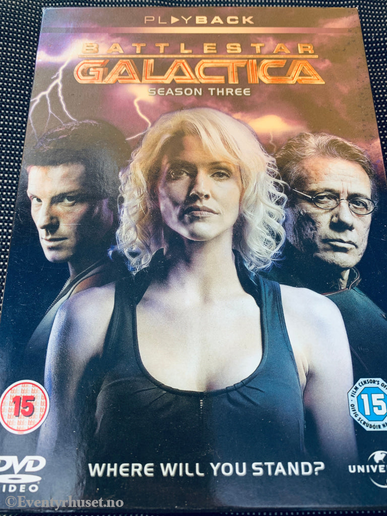Battlestar Galactica Season Three. DVD samleboks.