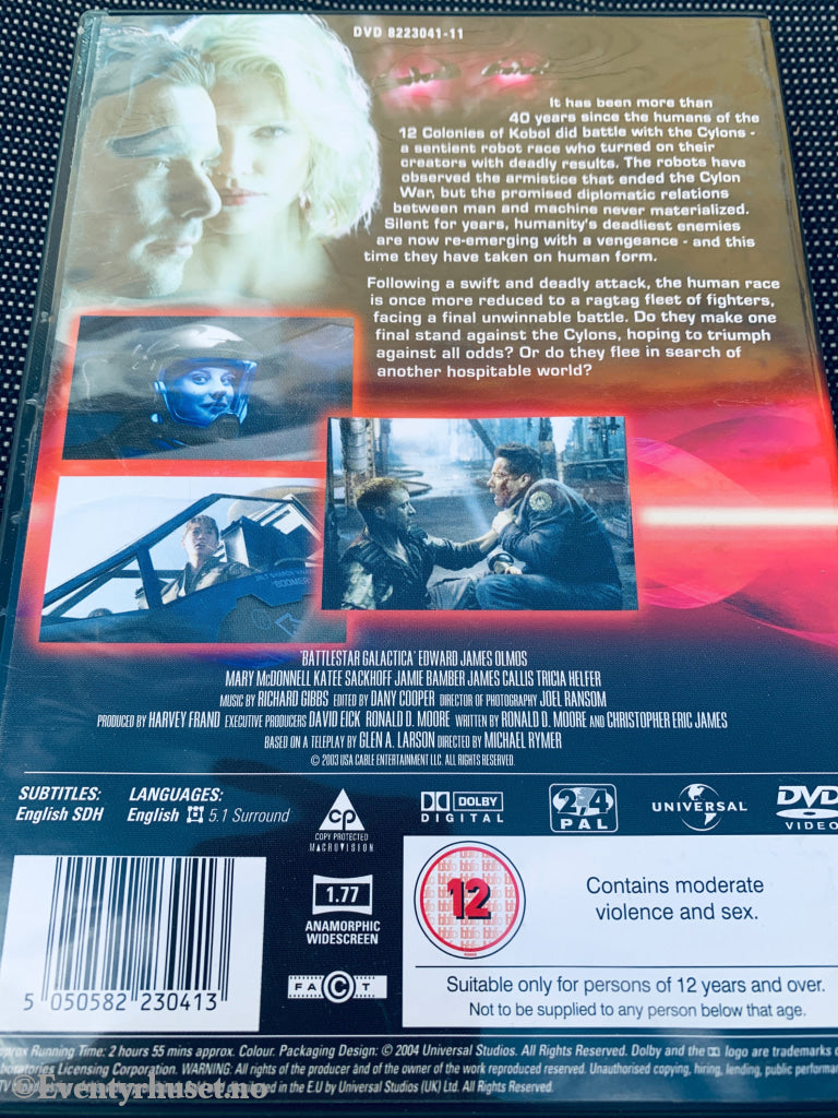 Battlestar Galactica (The threat of a new Cylon Empire). DVD samleboks.