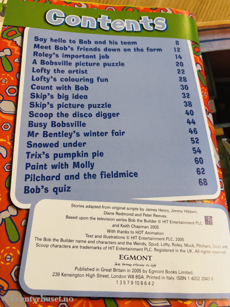 BBC. Bob the Builder Annual 2006. Bok.