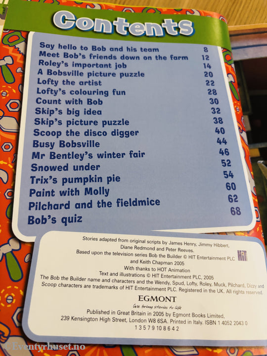 BBC. Bob the Builder Annual 2006. Bok.