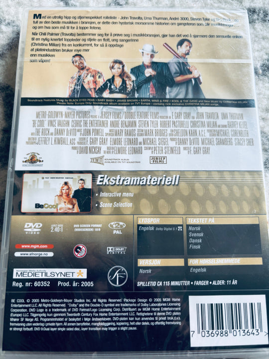 Be Cool. DVD. Ny i plast!
