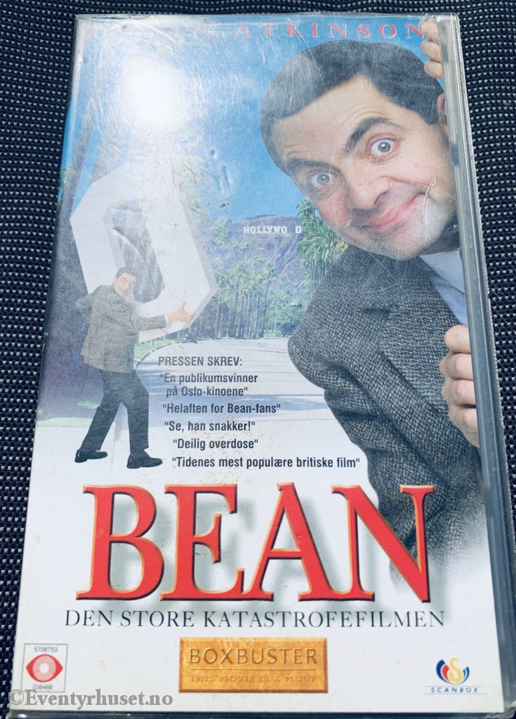 Bean - Den Store Katastrofefilmen. 1997. Vhs Fra Utleie.