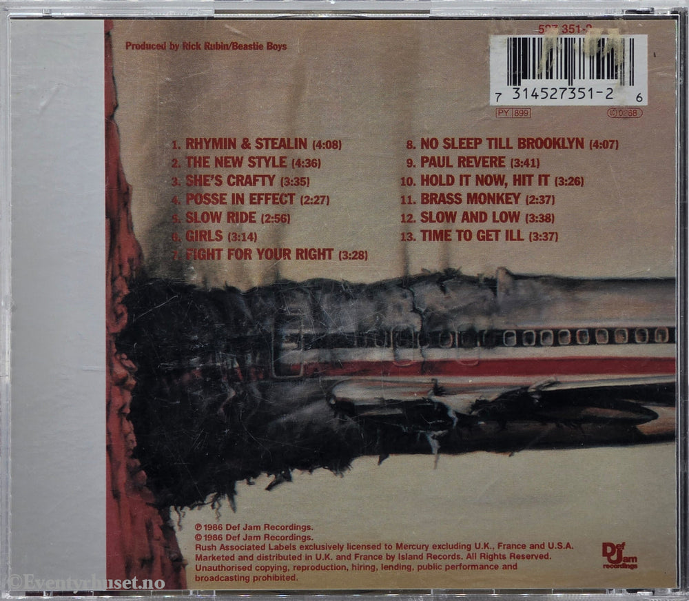 Beastie Boys. 1998. Hello Nasty. CD.