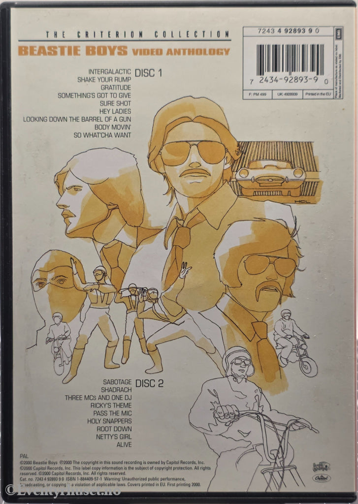 Beastie Boys – Video Anthology. 2000. DVD.