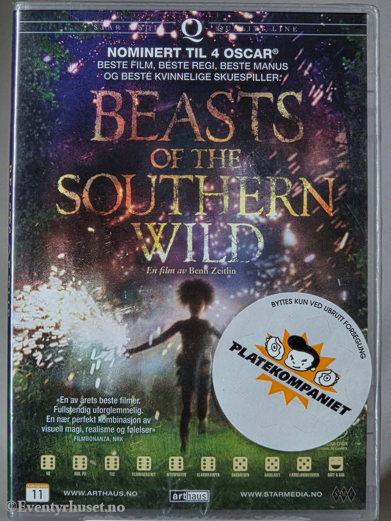 Beasts of the Southern Wild (2012). DVD. Ny i plast!