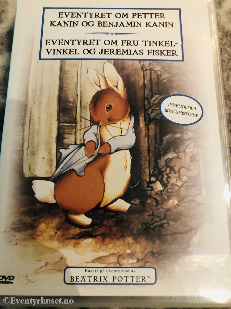 Beatrix Potter. 1992 94 95. Eventyret Om Petter Kanin Og Benjamin Kanin. Fru Tinkel-Vinkel Jerimas