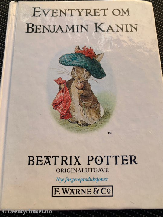 Beatrix Potter Eventyret om Benjamin Kanin. Barnebok.